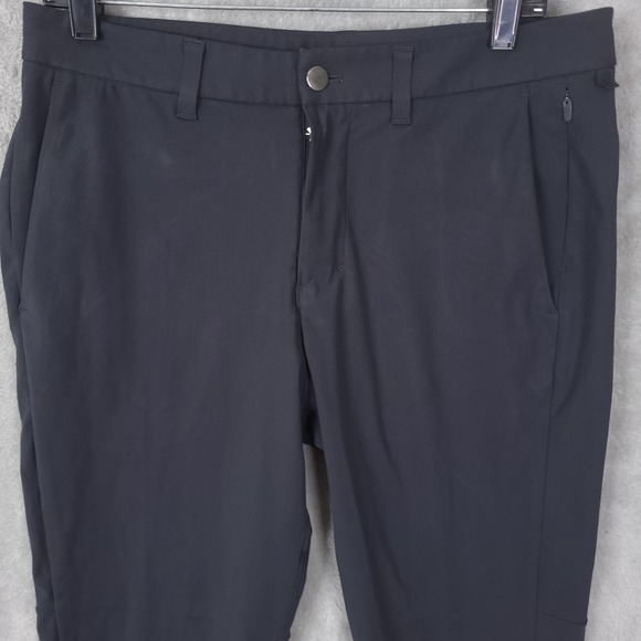 Lululemon Pants 32 Slim Tapered Stretch Chino Zip Pocket Work Golf - Picture 3 of 12